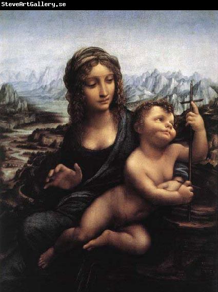 LEONARDO da Vinci Madonna with the Yarnwinder after 1510